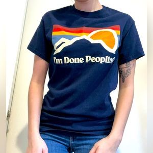 I’m done peopling tee